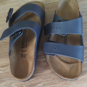 Birkenstock Dark Blue Strap Sandals